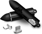 DrPhone MAG1 - Magnetische Kabel Opberg box Bitjes / Plug Houder – Geschikt voor magnetische kabels
