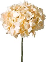 Viv! Home Luxuries Hortensia - zijden bloem - geel - 48cm - topkwaliteit