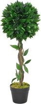 Kunstplant met pot laurierboom 70 cm groen