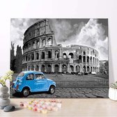 JDBOS ® Schilderen op nummer Volwassenen - Colosseum Rome - Italië - Verven volwassenen - 40x50 cm