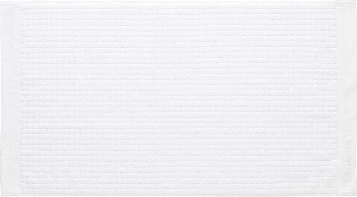 Seahorse Cube badmat 50 x 90 cm white (per stuk)