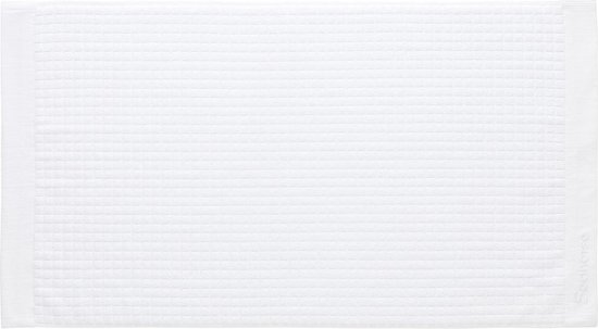 Seahorse Cube badmat 50 x 90 cm white (per stuk)