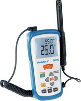 Peaktech 5090 - infrarood thermometer - vochtigheidsmeter - (-50 tot + 500 ° C) - 5 tot 95% RV