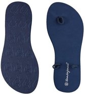 Lage Bandajanas slipper, blauw, maat 38