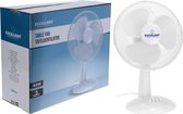 Relaxwonen | Tafelventilator | 3 Snelheden | Met oscillatie | Wit | 45 Watt |