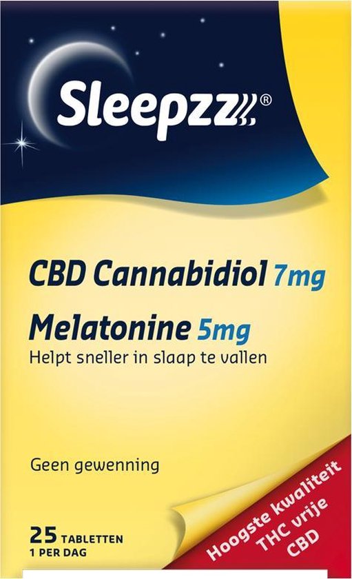Sleepzz Melatonine met CBD 7mg