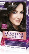 Schwarzkopf Keratine Color 3.0 Intense Donkerbruin Haarverf - 1 stuk