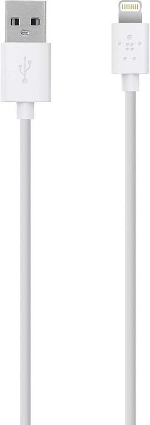 MIXIT Apple iPhone Lightning naar USB Kabel - 3 meter - Wit