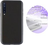 BackCover Layer TPU + PC Samsung A7 2018 Zwart