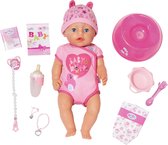 BABY born® Soft Touch Meisje Roze - Interactieve Babypop 43cm