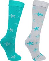 Trespass Womens/Ladies Luv Ski Socks (Lagoon/Grey Marl)