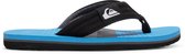 Quiksilver Molokai Layback Youth Jongens Slippers - Black/Grey/Blue - Maat 30