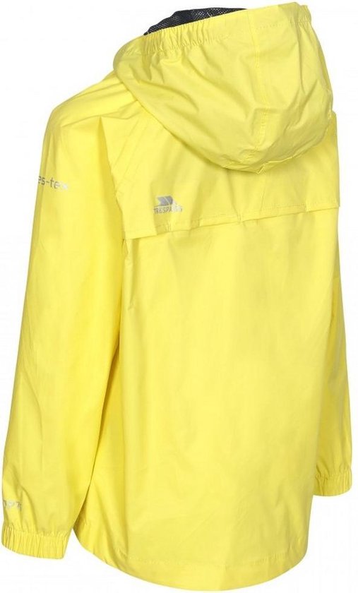 Trespass Childrens/Kids Qikpac Waterproof Packaway Jacket (Yellow