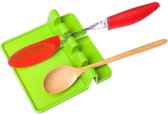 KELERINO. Lepelhouder - Aanrecht - Keuken - Silicone - Groen