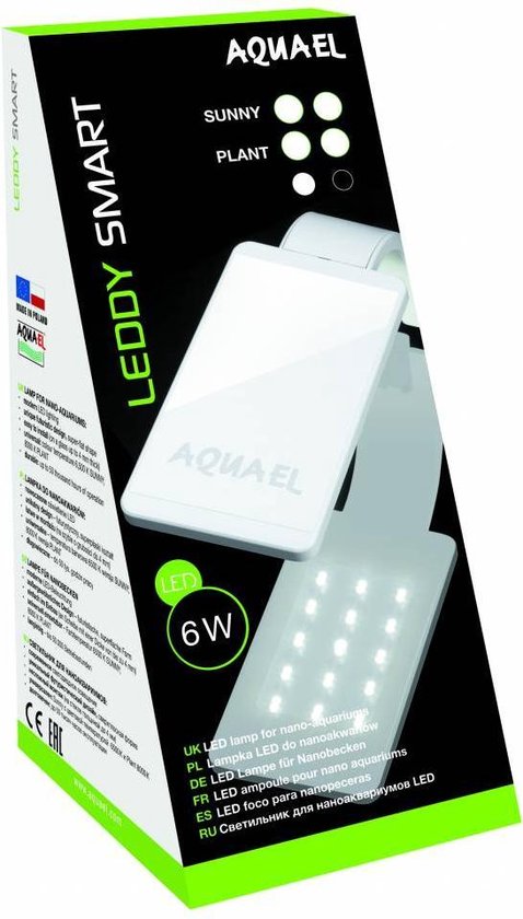 probleem volwassene Eigenwijs Aquael Leddy Smart Plant wit V2 - Nano Aquarium LED Verlichting | bol.com