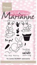 Stempel - Marianne Design - Eline's - Clear stamps - cute animals bunnies