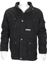 T'RIFFIC STORM  Parka Canvas coat 100% katoen Zwart - Maat L