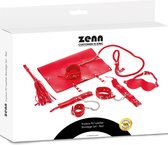 Zenn Toys -  9 Delige Beginner's Bondage Set - Rood
