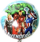 Avengers Ballon - Hulk -Iron Man-Thor-Captain America - Helium -Lucht- 18 Inch
