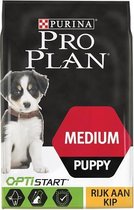Pro Plan Puppy Medium Honden Droogvoer - Kip - 12 kg