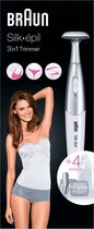Bol.com Braun FG1100 White Met 4 Extra's - Bikinitrimmer aanbieding