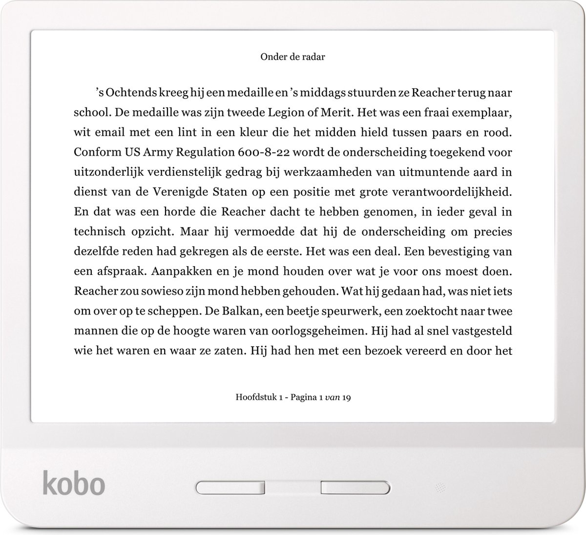 Kobo Libra H2O e-reader - Waterdicht - Grote 7 inch scherm - Instelbaar warme kleur - 8GB - Wifi - W