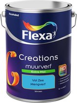 Flexa Creations Muurverf - Extra Mat - Mengkleuren Collectie - Vol Zee  - 5 liter