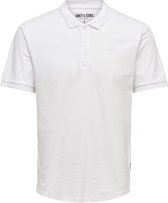 ONLY & SONS ONSSCOTT LIFE PIQUE POLO NOOS Heren T-Shirt - Maat L
