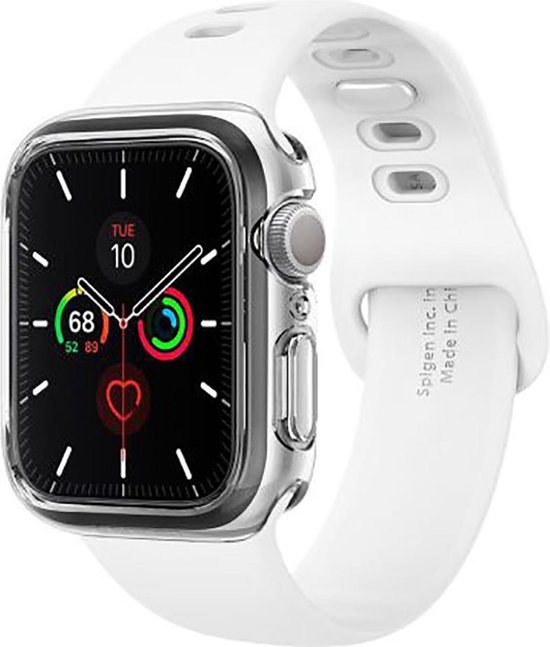 Spigen - Apple Watch 5 44mm Case - Siliconen Ultra Hybrid - Transparant |  bol.com