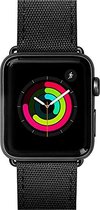 LAUT - Bandje voor Apple Watch 3 38mm - Nylon Technical Watch Strap Zwart
