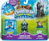Skylanders Swap Force: Adventure Pack Pop Thorn, Tower of Time, Battle Hammer, Sky Diamond
