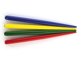 Kangaro penhouder - 12 stuks - assorti kleuren - voor kroontjespen - K-7900