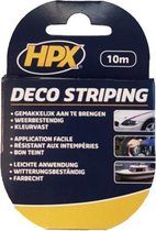 HPX zelfklevende deco striping - antraciet metaal - 6 mm x 10 m