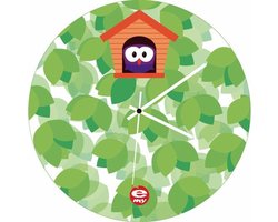E-my Cucu - Wandklok - Glas - Ø35 cm - Multi