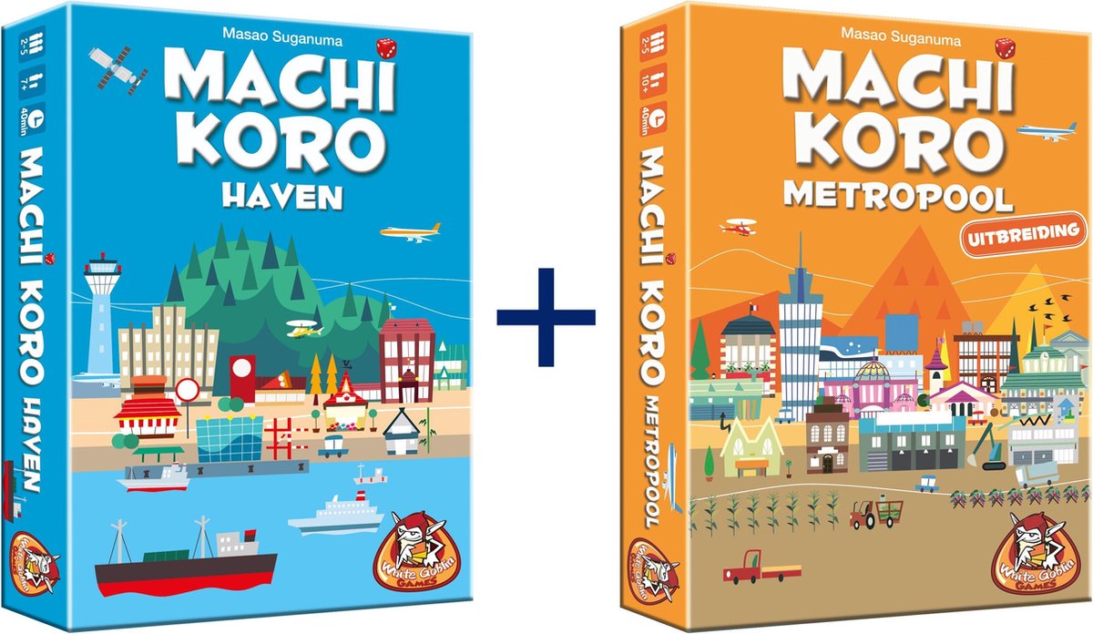 toegang Konijn heb vertrouwen white goblin Machi Koro Dobbelspel - Haven & Metropool Uitbreiding | Games  | bol.com