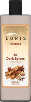 Loris Parfum - Dark Spices - Turkse eau de cologne - Desinfecterend