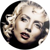 Marilyn Monroe | Eric Kuster Style | 140 x 140 CM | Wanddecoratie | Schilderij | 5 mm dik plexiglas muurcirckel