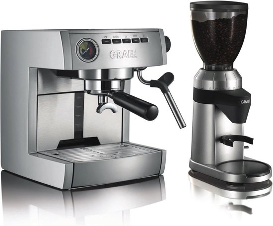 Tientallen ochtendgloren Samuel Graef Handmatige Espressomachine ES85 + Koffiemolen CM800 | bol.com