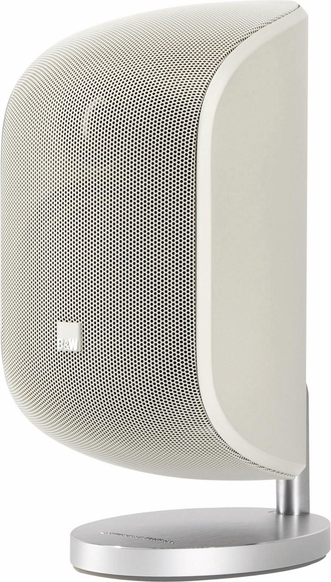 Bowers & Wilkins M-1 - Compacte Muur Speaker incl. Muurbeugel met Kogelgewricht - Wit (per stuk)