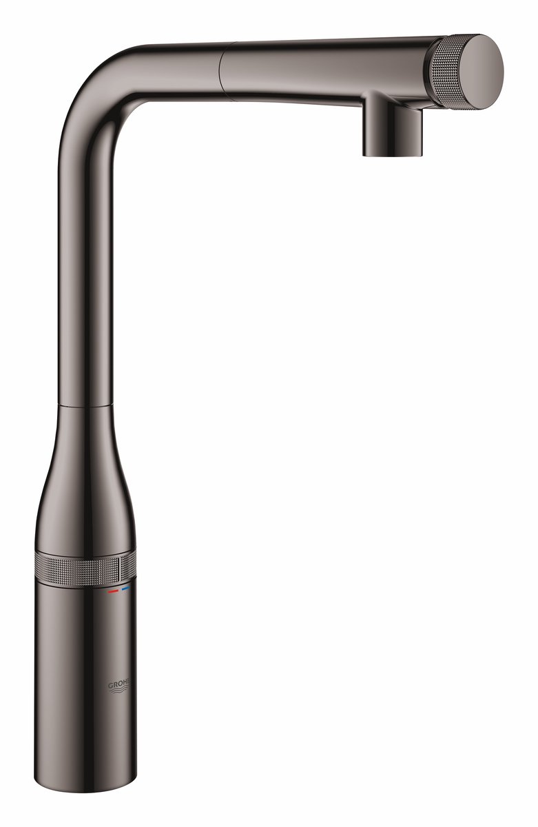 GROHE Essence Smartcontrol Keukenkraan - uittrekbare sproeikop - 360 graden draaibaar - hard graphite (antraciet) - 31615A00