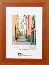 Brede Houten Wissellijst - Fotolijst - 20x25 cm - Ontspiegeld Kunstglas - Kersen - 39 mm