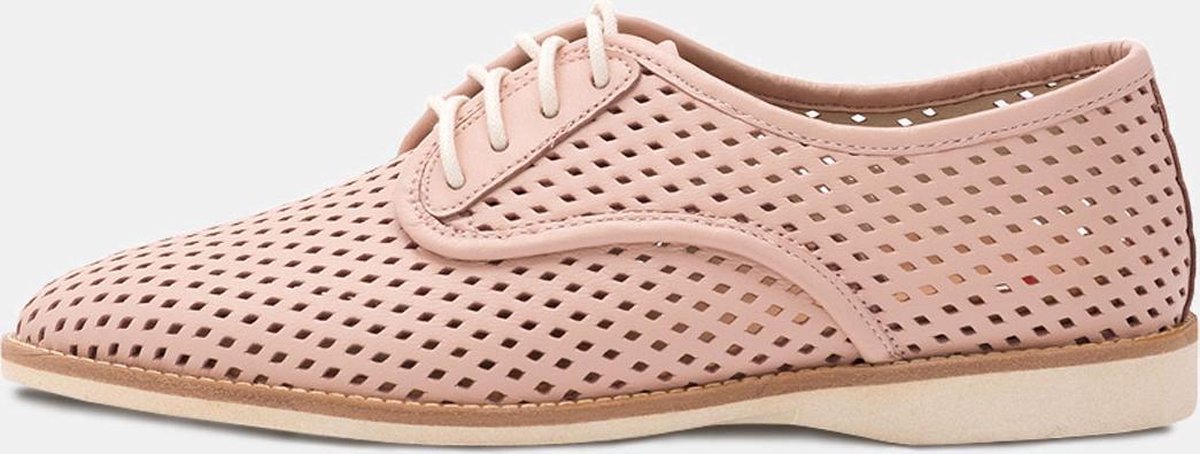 Rollie | Dames | Veterschoen | Derby Punch Chalk Pink | maat 40