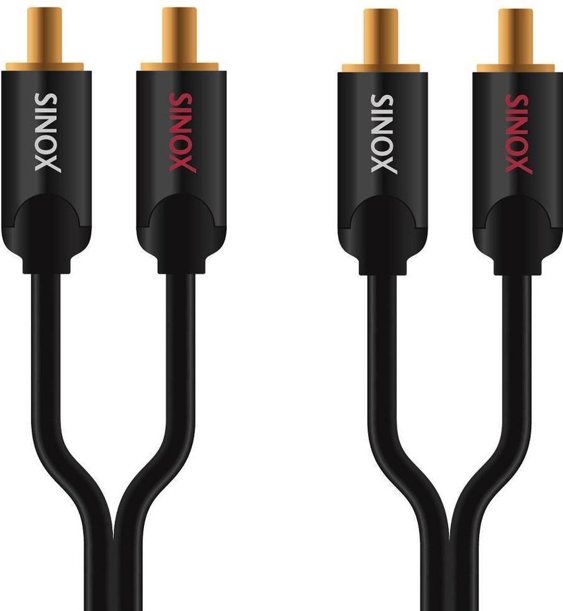 Sinox SHD Ultra Tulp stereo audio kabel - 1,5 meter
