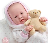Berenguer Babypop La Newborn meisje met bruine ogen 43 cm