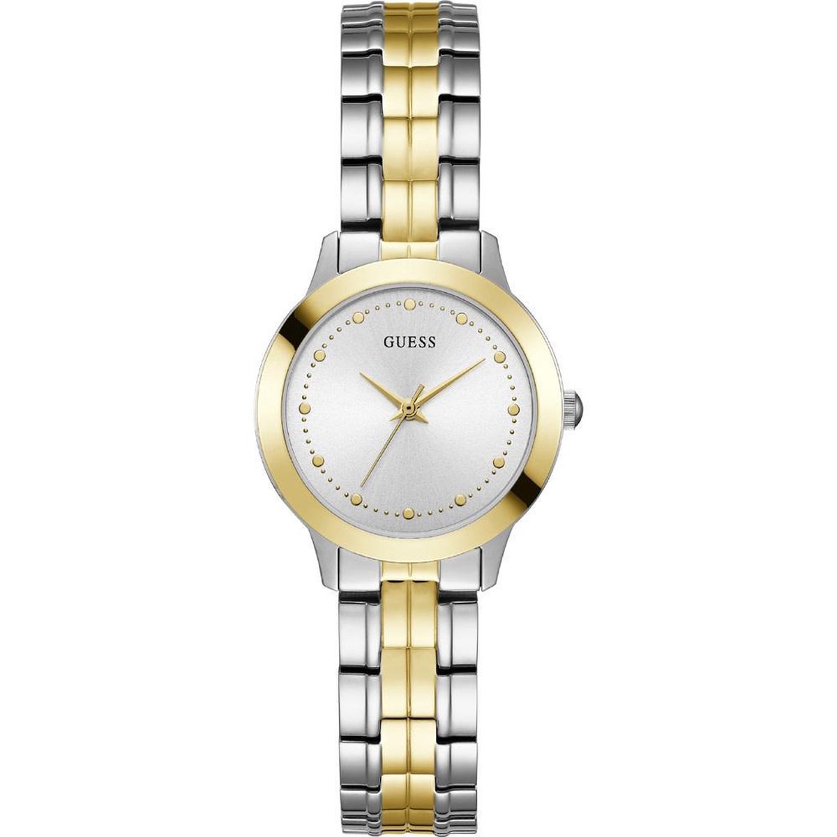 GUESS Watches W0989L8 Roestvrij staal Zilverkleurig/ Goudkleurig
