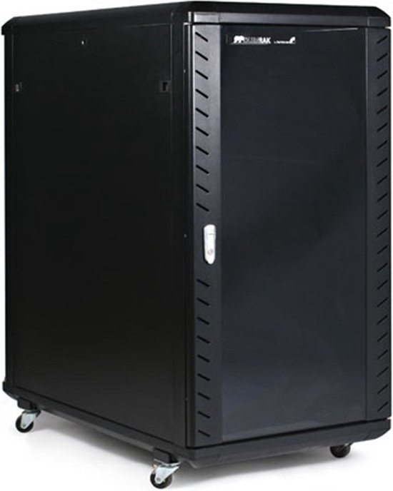 StarTech.com 22U 36in Knock-Down Server Rack Cabinet with Caster - Store your servers - network and telecommunications equipment securely in this 22U