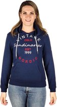 BJØRNSON JULIA Hooded Sweater 4 Seizoenen Dames - Maat 40 - Donkerblauw