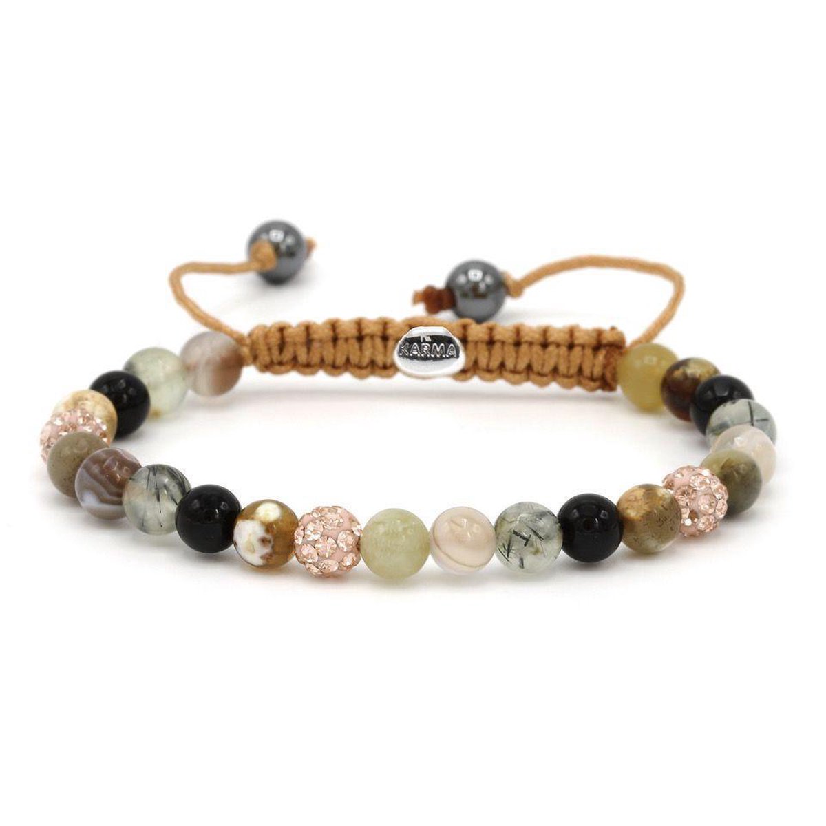 Karma Armband 83470 Spiral Imagination XS (Rose Crystal)