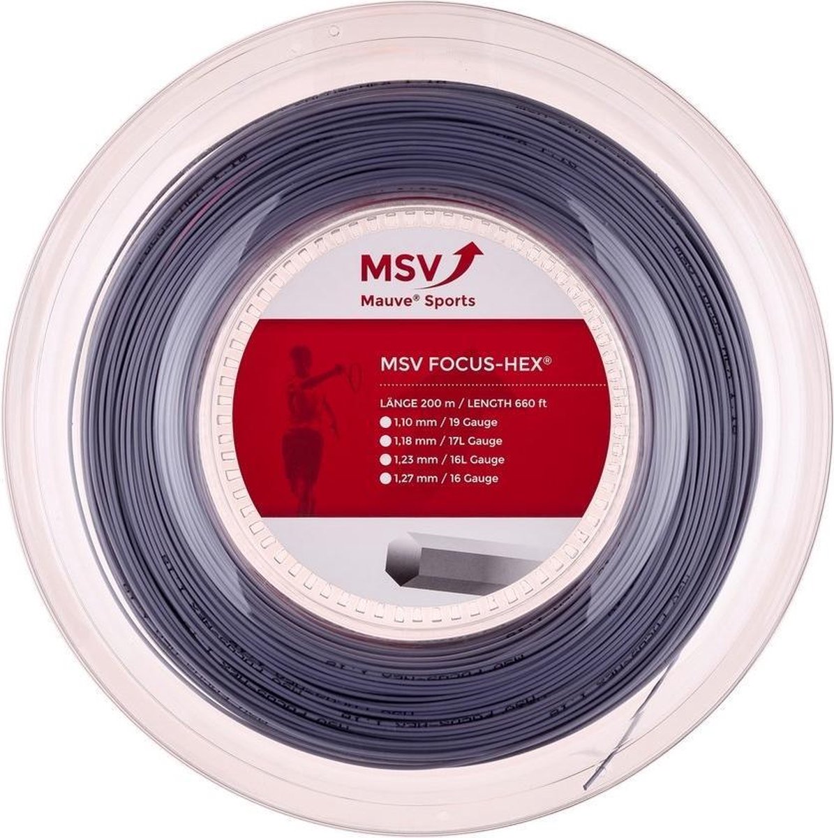 MSV Focus HEX (div Kleuren)-1.23mm-zilver