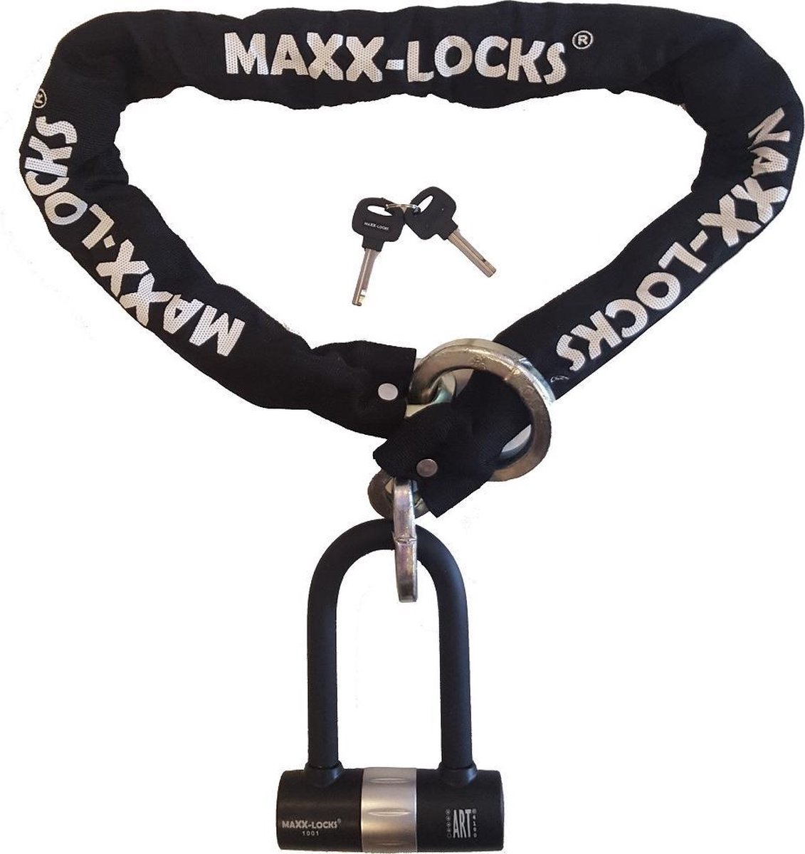 Maxx-Locks Tirau Scooterslot / Motorslot ART 4 Kettingslot + Loop - 120cm